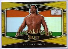 The Great Khali [Gold Prizm] #4 Wrestling Cards 2022 Panini Select WWE Global Icons Prices