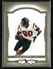 Andre Johnson [Timeless Tributes Green] #34 Football Cards 2004 Panini Donruss Classics Prices