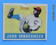 John Vandermeer [Vander Meer] #53 Baseball Cards 1948 Leaf Prices
