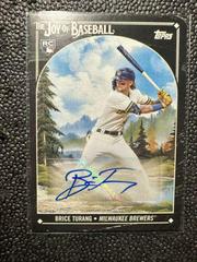 Brice Turang [Autograph Midnight Black] #60 Baseball Cards 2023 Topps X Bob Ross The Joy Of Prices