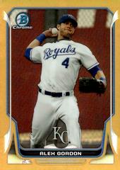 Alex Gordon [Gold Refractor] Baseball Cards 2014 Bowman Chrome Prices