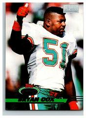 Bryan Cox [First Day Issue] #6 Football Cards 1993 Stadium Club Prices