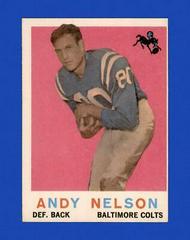 Andy Nelson #62 Football Cards 1959 Topps Prices