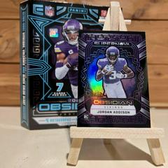Jordan Addison [Purple Electric Etch] #19 Football Cards 2023 Panini Obsidian Supernova Prices