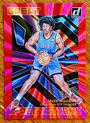 Jalen Williams [Pink Laser] Basketball Cards 2022 Panini Donruss Great X Pectations Prices