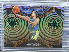 Stephen Curry [Orange] #14 Basketball Cards 2022 Panini Obsidian Tunnel Vision Prices