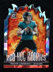 Trevor Lawrence [Ice] #RHR-1 Football Cards 2021 Panini Donruss Optic Red Hot Rookies Prices