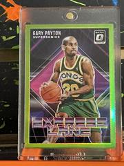 Gary Payton [Lime Green] Basketball Cards 2018 Panini Donruss Optic Express Lane Prices