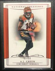 A.J. Green #19 Football Cards 2018 National Treasures Prices