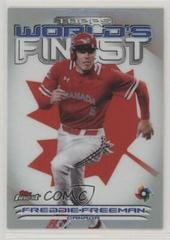 Freddie Freeman Baseball Cards 2023 Topps Finest 2000 World's Prices