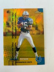 Jerome Pathon [Gold Refractor w/ Coating] #112 Football Cards 1999 Topps Finest Prices