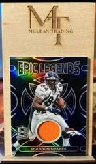 Shannon Sharpe #2 Football Cards 2023 Panini Spectra Epic Legends Materials Prices