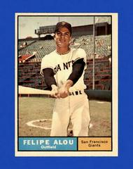 Felipe Alou #565 Baseball Cards 1961 Topps Prices