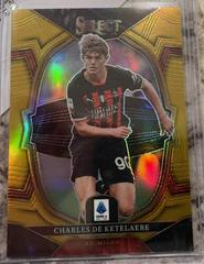 Charles De Ketelaere [Gold] Soccer Cards 2022 Panini Select Serie A Prices
