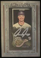 Aaron Ashby [X Silver Frame] Baseball Cards 2022 Topps Allen & Ginter Mini Autographs Prices