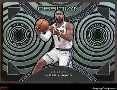 LeBron James [Purple] Basketball Cards 2022 Panini Obsidian Tunnel Vision Prices