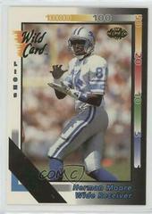 Herman Moore [10 Stripe] Football Cards 1992 Wild Card Prices
