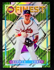 Chipper Jones [Protector] #206 Baseball Cards 2022 Topps Finest Flashback Prices