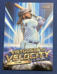 Vladimir Guerrero Jr. [Black] #VV-9 Baseball Cards 2023 Stadium Club Virtuosos of Velocity Prices