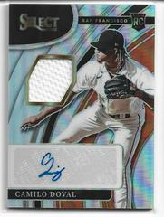 Camilo Doval #RJA-CD Baseball Cards 2022 Panini Select Rookie Jersey Autographs Prices