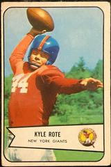 Kyle Rote Football Cards 1954 Bowman Prices