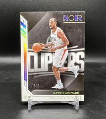 Kawhi Leonard [Holo Gold] #109 Basketball Cards 2022 Panini Noir Prices
