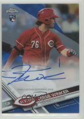 Jesse Winker [Blue Refractor] #RA-JW Baseball Cards 2017 Topps Chrome Rookie Autographs Prices
