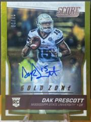 Dak Prescott [Autograph Gold Zone] #337 Football Cards 2016 Panini Score Prices