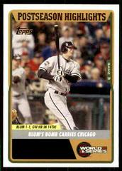 Geoff Blum #UH133 Baseball Cards 2005 Topps Updates & Highlights Prices
