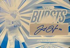 Justin Herbert #VB-JH2 Football Cards 2023 Leaf Vivid Autographs Bursts Prices