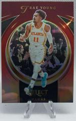 Trae Young [Red] #19 Basketball Cards 2022 Panini Select Certified Prices