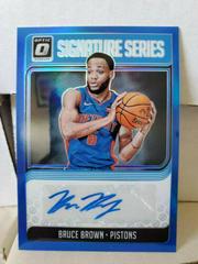 Bruce Brown [Blue] #BBR Basketball Cards 2018 Panini Donruss Optic Signature Series Prices