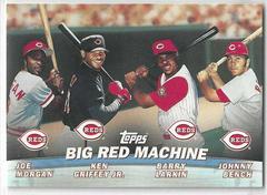 J. Morgan, K. Griffey Jr, Barry Larkin, J Bench #TC7 Baseball Cards 2001 Topps Combos Prices