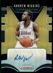 Andrew Wiggins [Gold Prizm] Basketball Cards 2019 Panini Prizm Signatures Prices