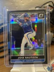 Jose Bautista [Of Toronto Black] Baseball Cards 2016 Panini Donruss Optic Prices