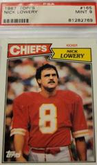 Nick Lowery #165 Football Cards 1987 Topps Prices