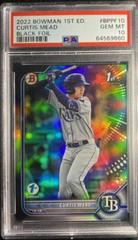 Curtis Mead [Black Foil] #BPPF-10 Baseball Cards 2022 Bowman 1st Edition Prices