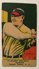 Harry Heilman [Heilmann Hand Cut] Baseball Cards 1923 W515 1 Prices