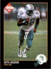Keith Jackson #221 Football Cards 1992 Collector's Edge Prices