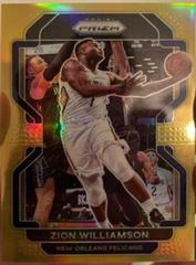 Zion Williamson [Gold Prizm] Basketball Cards 2021 Panini Prizm Prices