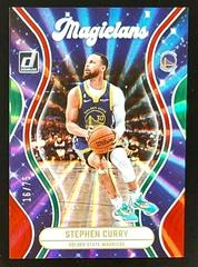 Stephen Curry [Red Green] #9 Basketball Cards 2023 Panini Donruss Magicians Prices
