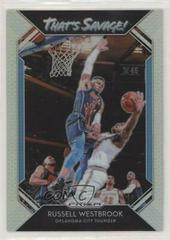 Russell Westbrook [Silver Prizm] Basketball Cards 2018 Panini Prizm That's Savage Prices