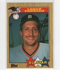 Lance Parrish [All Star] Baseball Cards 1987 Topps Tiffany Prices