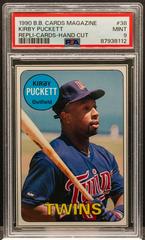 Kirby Puckett [Hand Cut] Baseball Cards 1990 Baseball Cards Magazine Repli Cards Prices