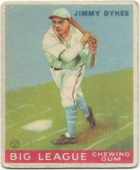 Jimmy Dykes [Age Is 36 in Bio] Baseball Cards 1933 Goudey Prices