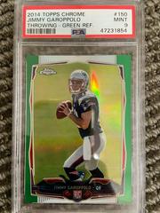 Jimmy Garoppolo [Throwing Green Refractor] #150 Football Cards 2014 Topps Chrome Prices