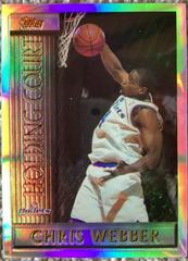 Chris Webber [Refractor w Coating] Basketball Cards 1996 Finest Prices