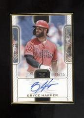 Bryce Harper #DCFA-BH Baseball Cards 2023 Topps Definitive Framed Autograph Collection Prices