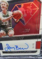 Larry Bird Basketball Cards 2021 Panini One and One 75th Team Signatures Prices