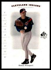 Omar Vizquel #16 Baseball Cards 2001 SP Authentic Prices